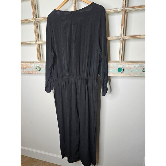 NWT Avenue Black Cold Shoulder Boat Neck Ladies Jumpsuit size 18/20 - Picture 5 of 16